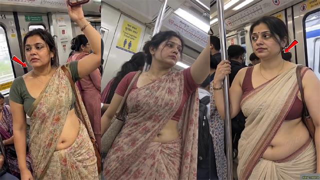 Drawing Stranger Aunty Impress In Metro – India Xxx Video